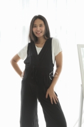 MAMA HAMIL BUTIK LAZADA Meghan Jumpsuit Set FREE Inner Katun Kaos Adem Murah   NJS 02 12  large